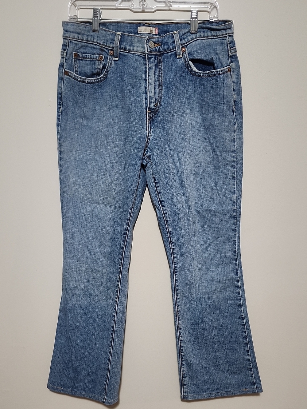 Levi's 414 Bootcut Jeans Vintage 2007 Black Batwing Tag Mid Rise Y2K  Classic 12